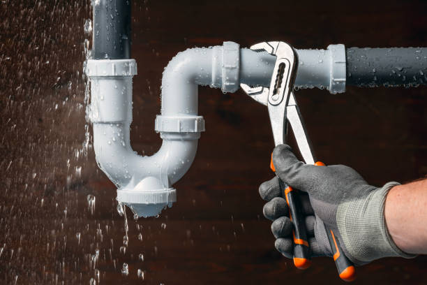 Professional Pipe Repair technician working in Plessis, NY